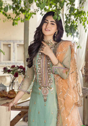 KHUDA BAKSH CREATIONS EMBROIDERED 3PC READYMADE - M-105