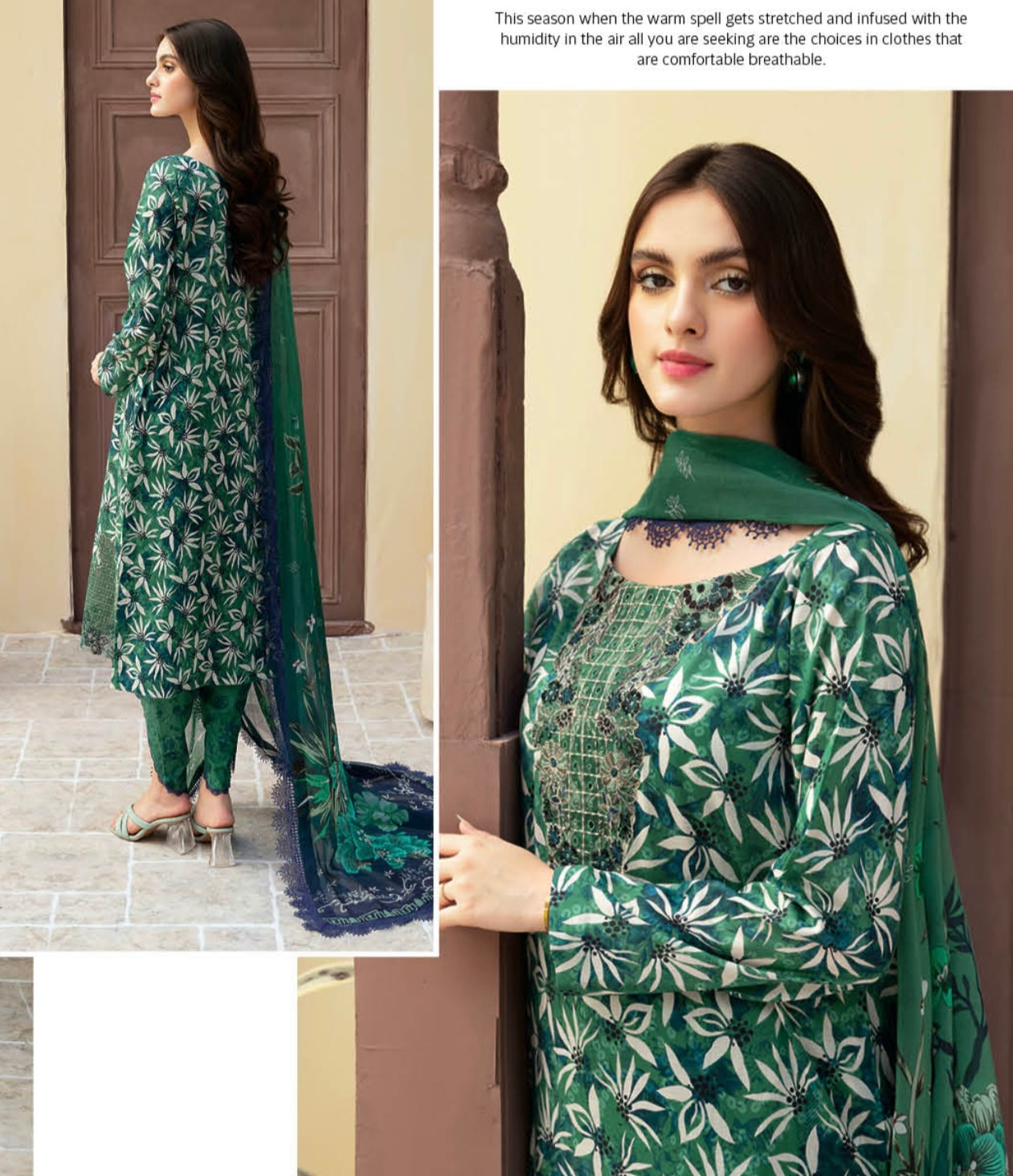 RAMSHA ‘RANGREZ’ | EMBROIDERED LAWN READYMADE | L1101