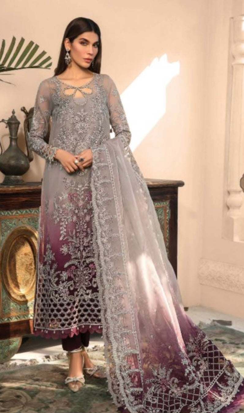 NAKHRA BY SIMRANNS EMBROIDERED CHIFFON READYMADE E3783