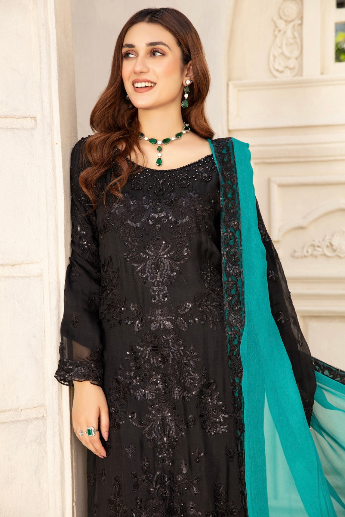 ESME-FESTIVE-EDIT BY SIMRANNS EMBROIDERED CHIFFON READYMADE E3799