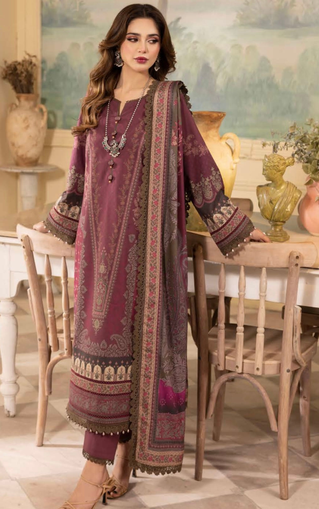 ASIM JOFA RANIA UNSTITCHED EMBROIDERED COLLECTION AJNR012