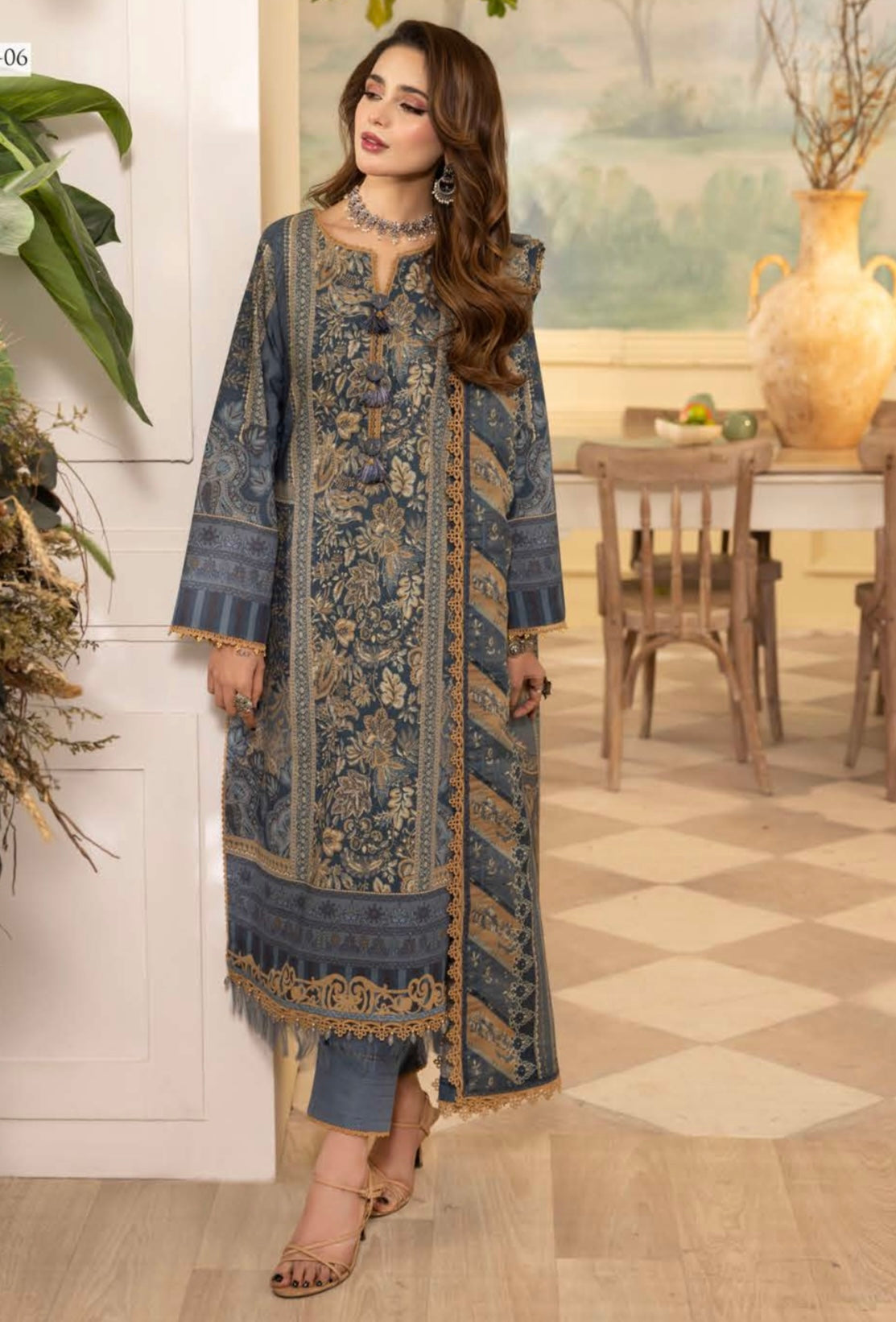 ASIM JOFA RANIA UNSTITCHED EMBROIDERED COLLECTION AJNR07
