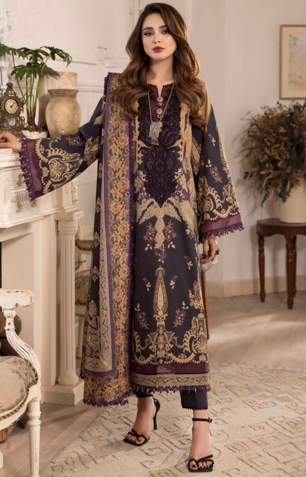 ASIM JOFA RANIA UNSTITCHED EMBROIDERED COLLECTION AJNR04