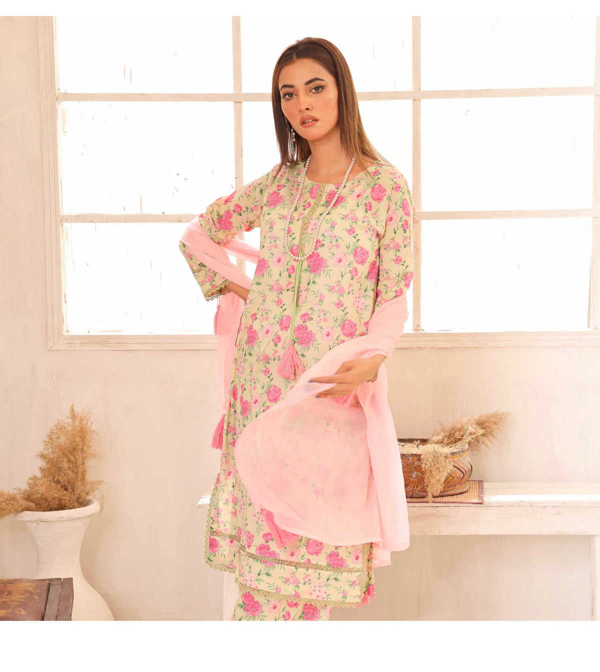 SIMRANS ‘HANNAH B’ | PRINTED LAWN READYMADE | SM509