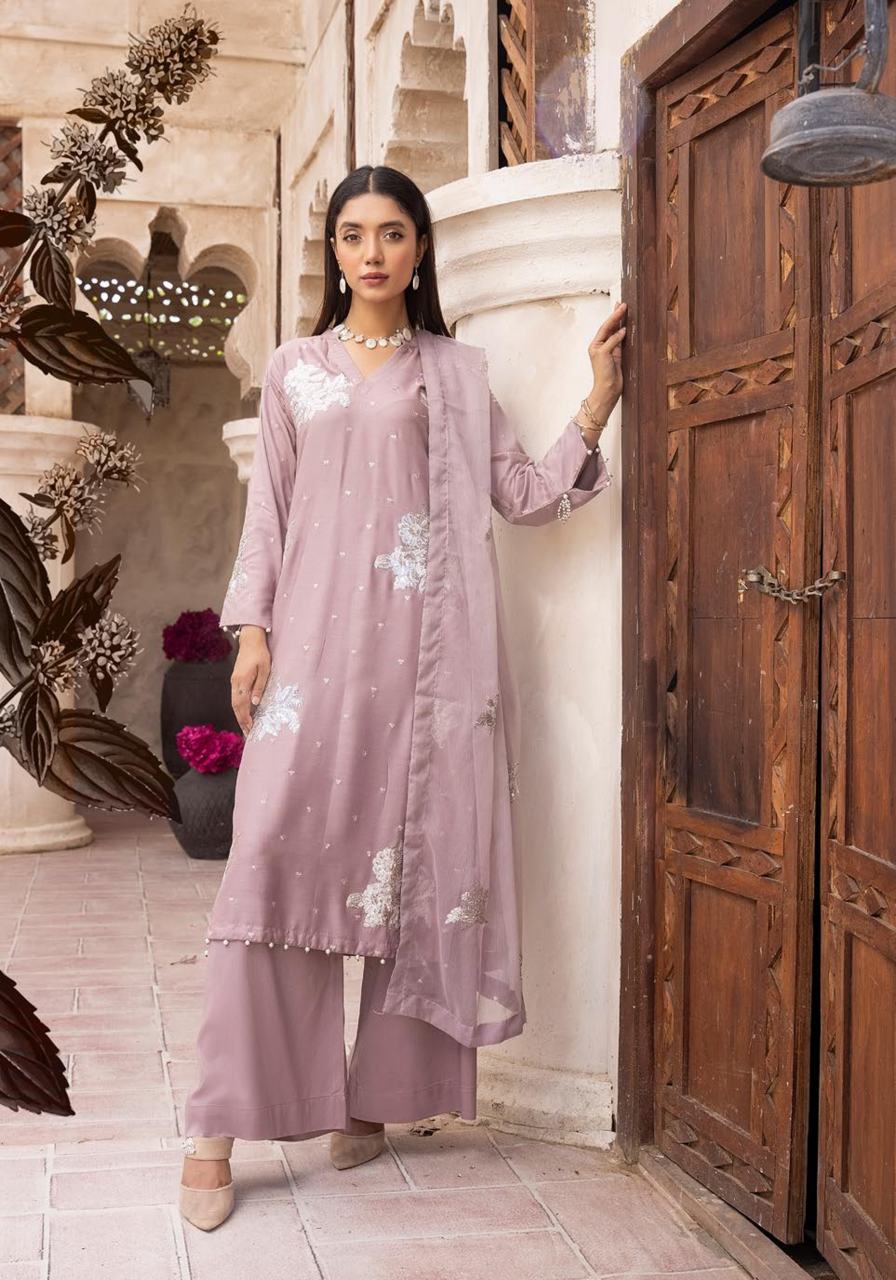 KHADI SEQUENCE EMBROIDERED COLLECTION READYMADE -KSC-004