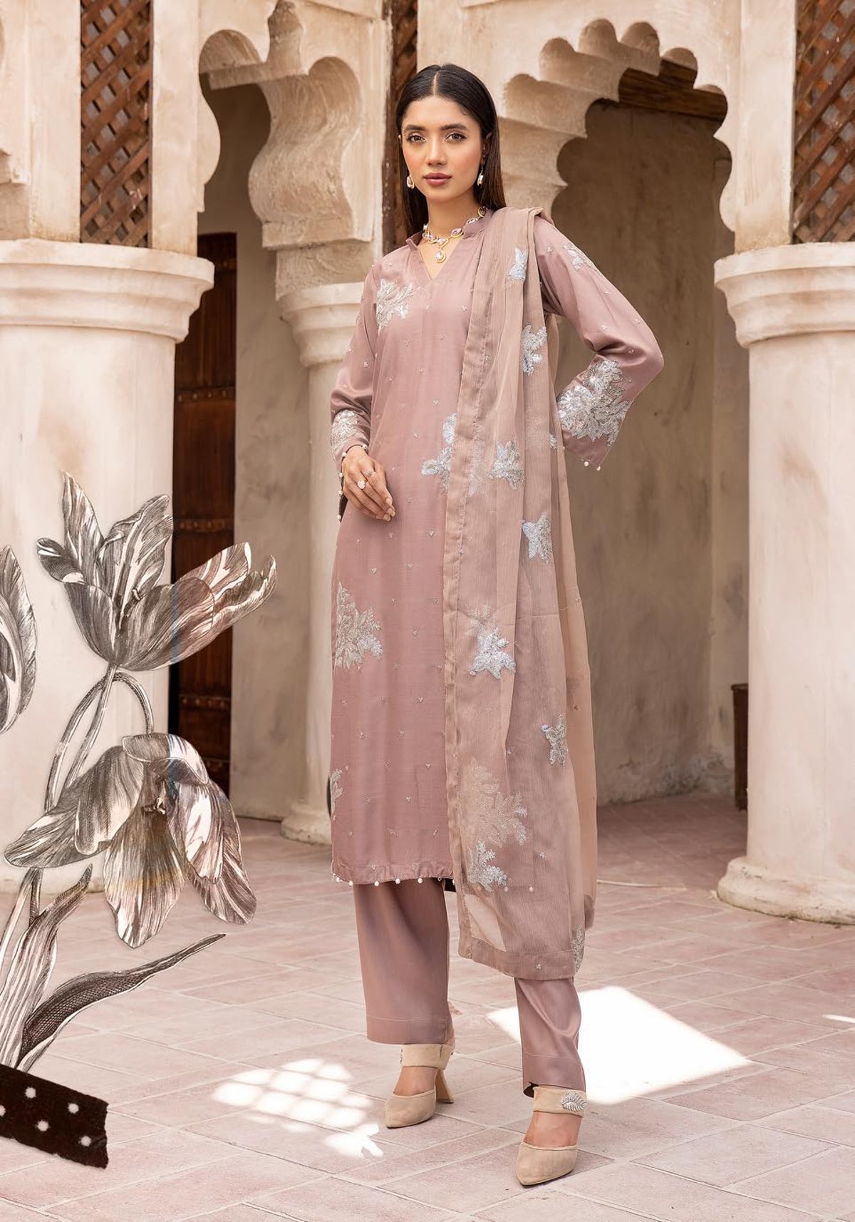 KHADI SEQUENCE EMBROIDERED COLLECTION READYMADE -KSC-002