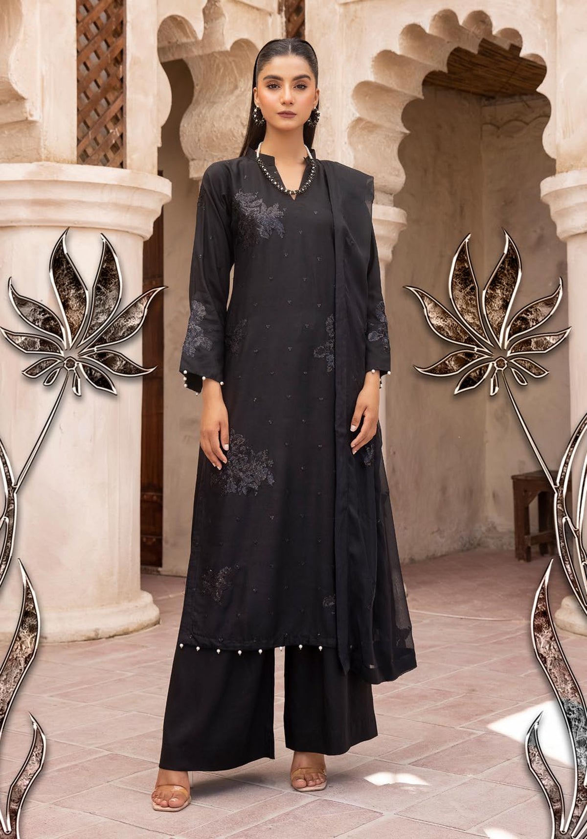 KHADI SEQUENCE EMBROIDERED COLLECTION READYMADE -KSC-003