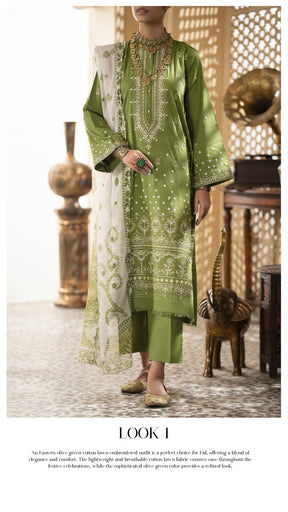 CASUAL LITE ‘MASHRIQI’ | LUXURY EMBROIDERED COTTON READYMADE | MIRHA SPECIAL 2081