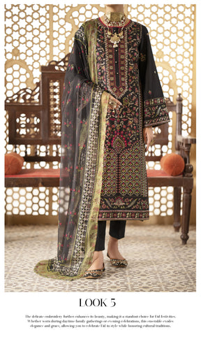 CASUAL LITE ‘MASHRIQI’ | LUXURY EMBROIDERED COTTON READYMADE | MIRHA SPECIAL 2085