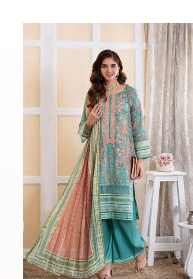 MUNIRA | EMBROIDERED LAWN READYMADE | MTL07