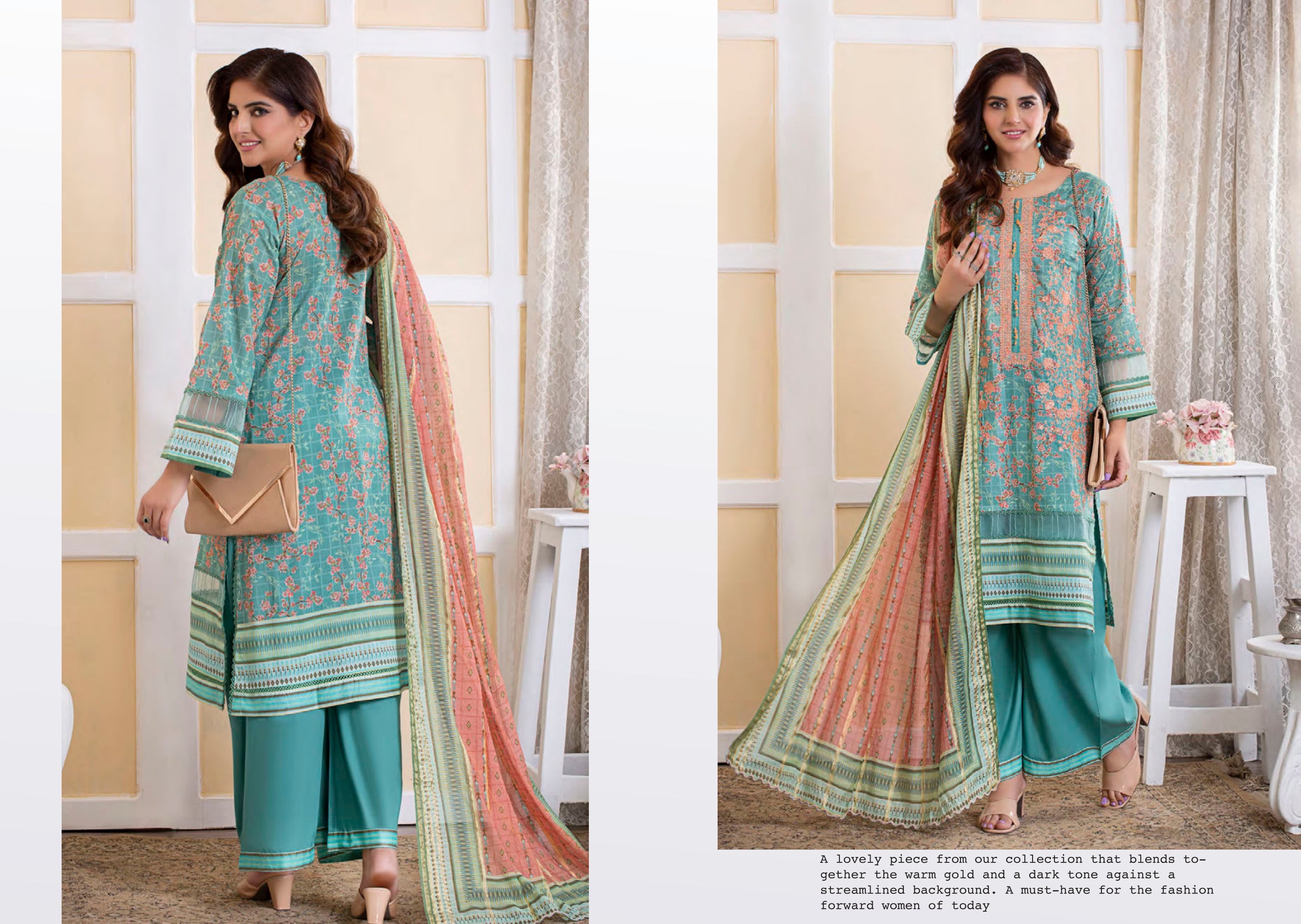 MUNIRA | EMBROIDERED LAWN READYMADE | MTL07