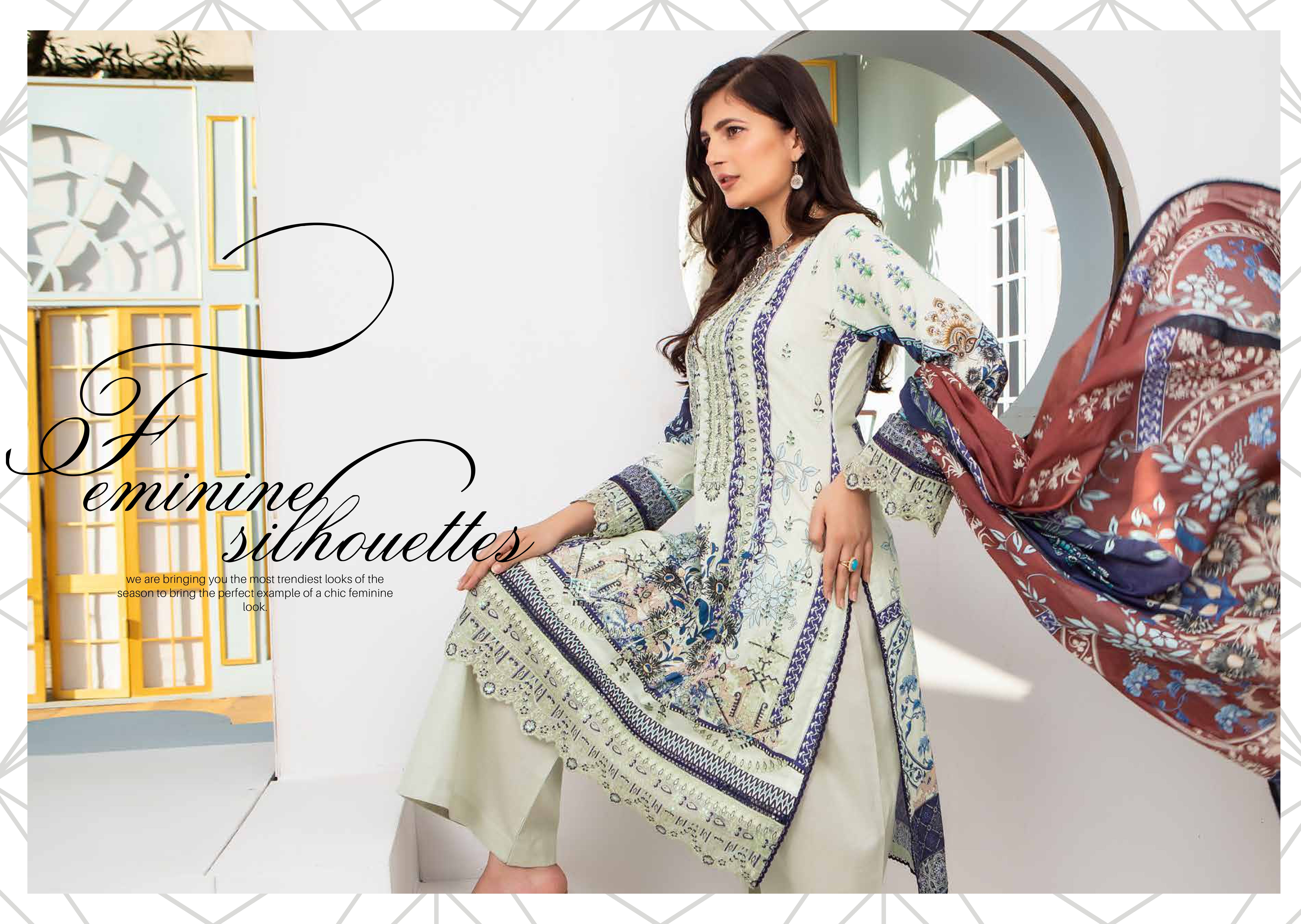 MUNIRA | EMBROIDERED LAWN READYMADE | MTL04