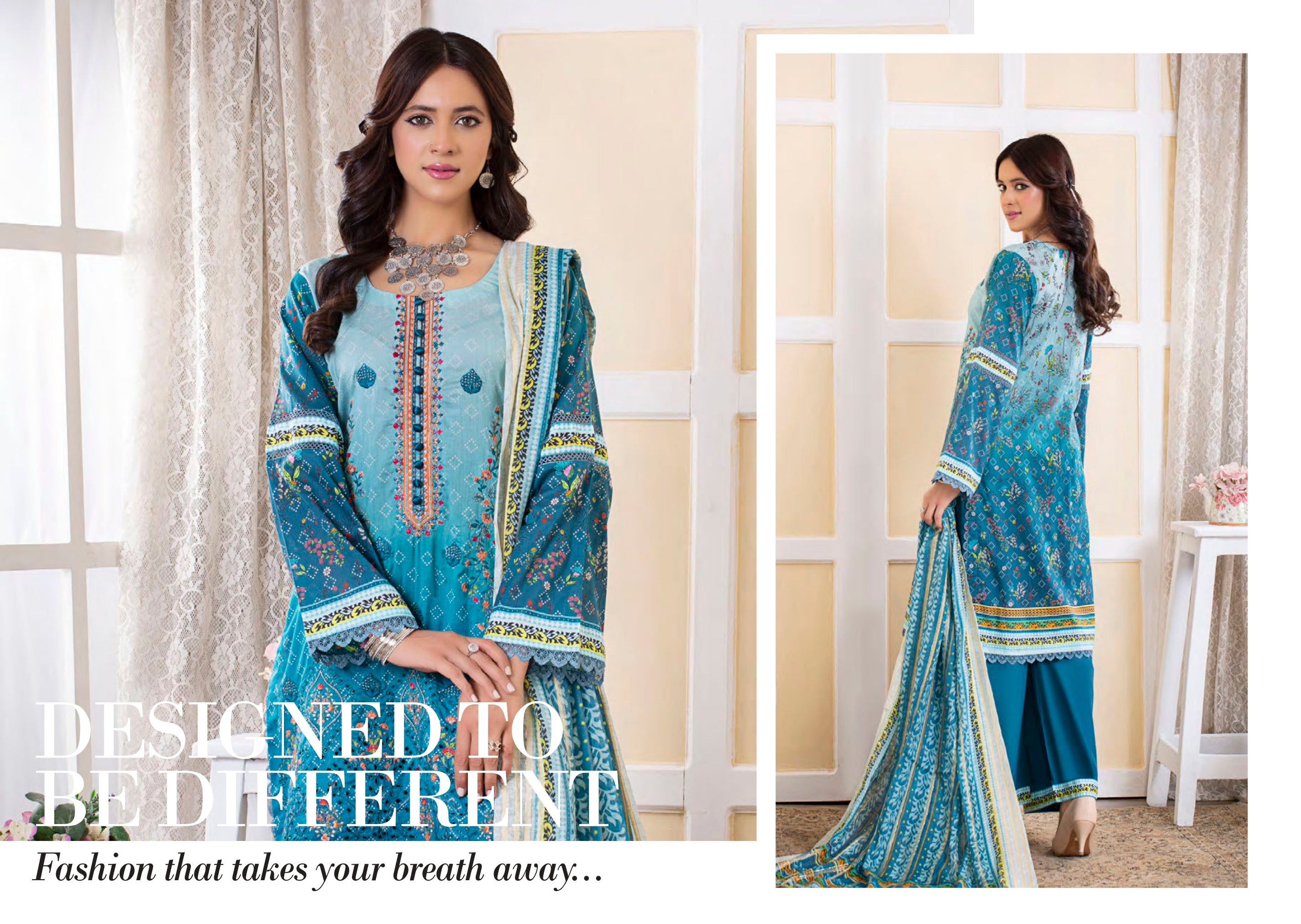 MUNIRA | EMBROIDERED LAWN READYMADE | MTL010