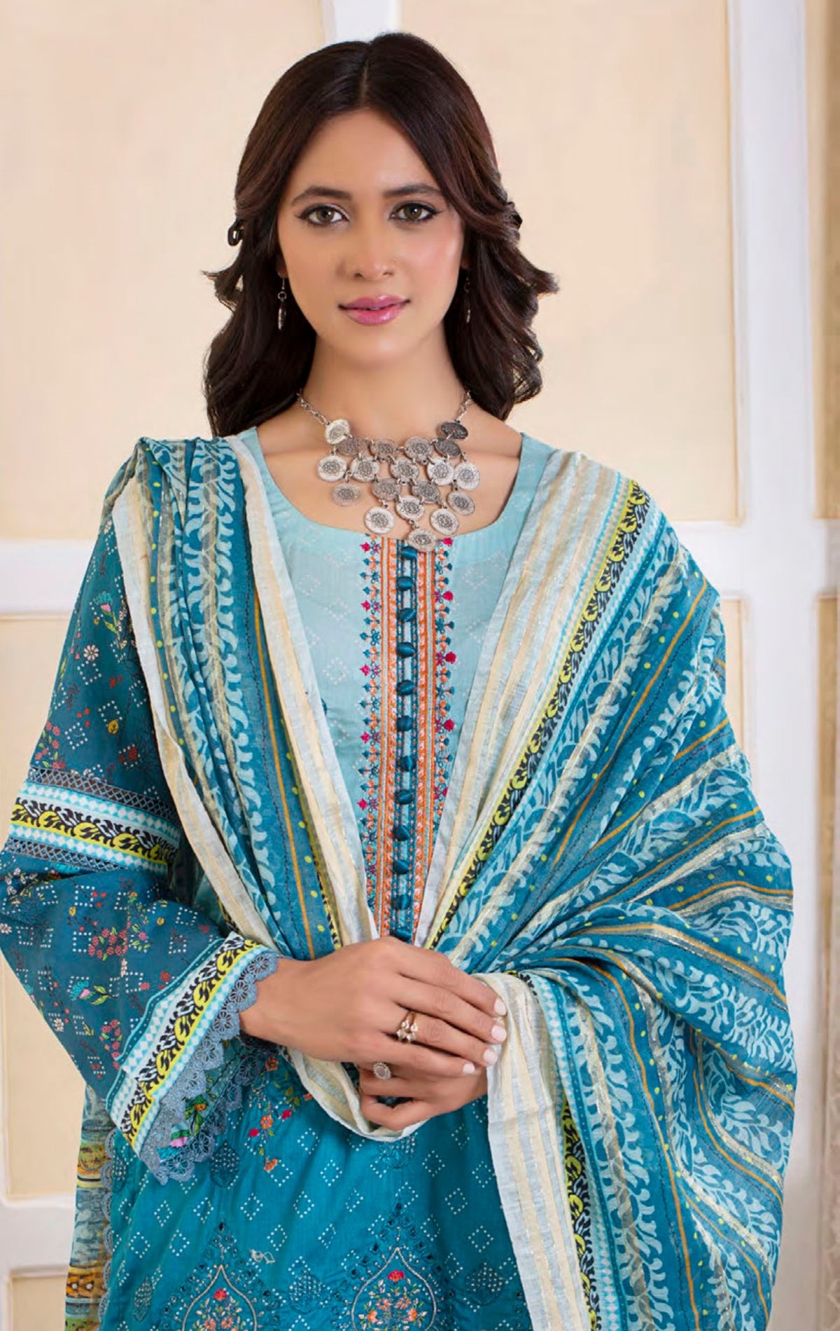 MUNIRA | EMBROIDERED LAWN READYMADE | MTL010