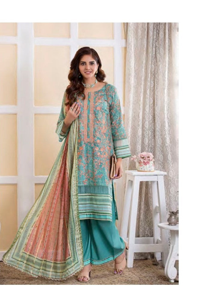 MUNIRA | EMBROIDERED LAWN READYMADE | MTL07