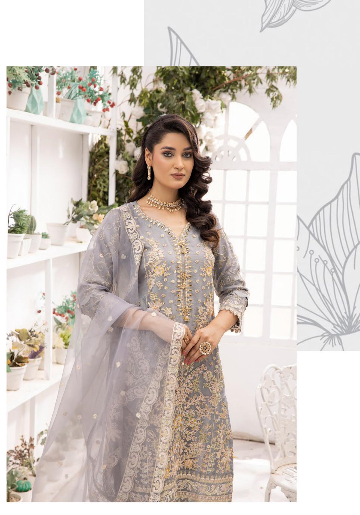 NOOR BY SIMRANS LUXURY HANDWORK COLLECTION READYMADE 4563