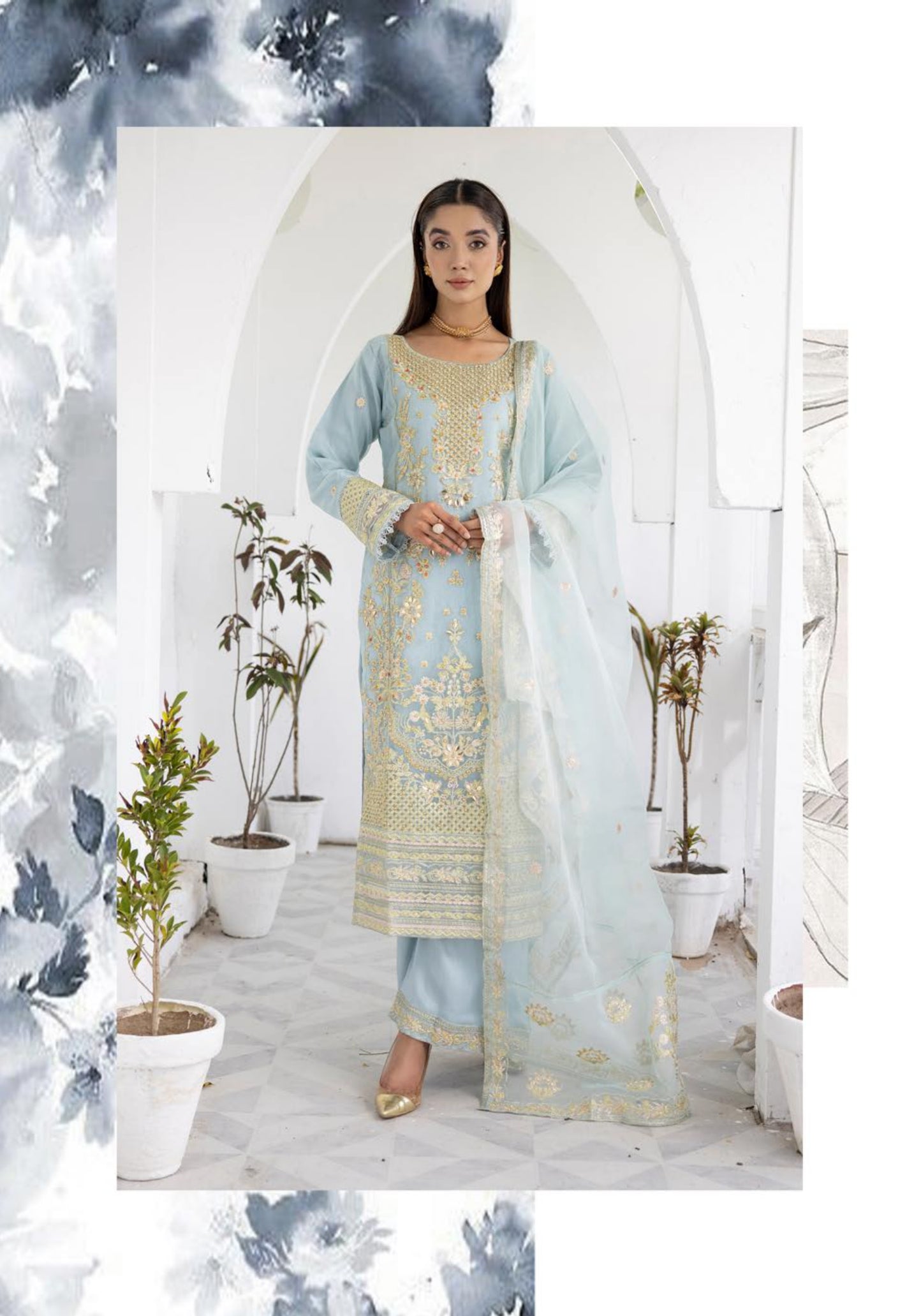 NOOR BY SIMRANS LUXURY HANDWORK COLLECTION READYMADE 4564