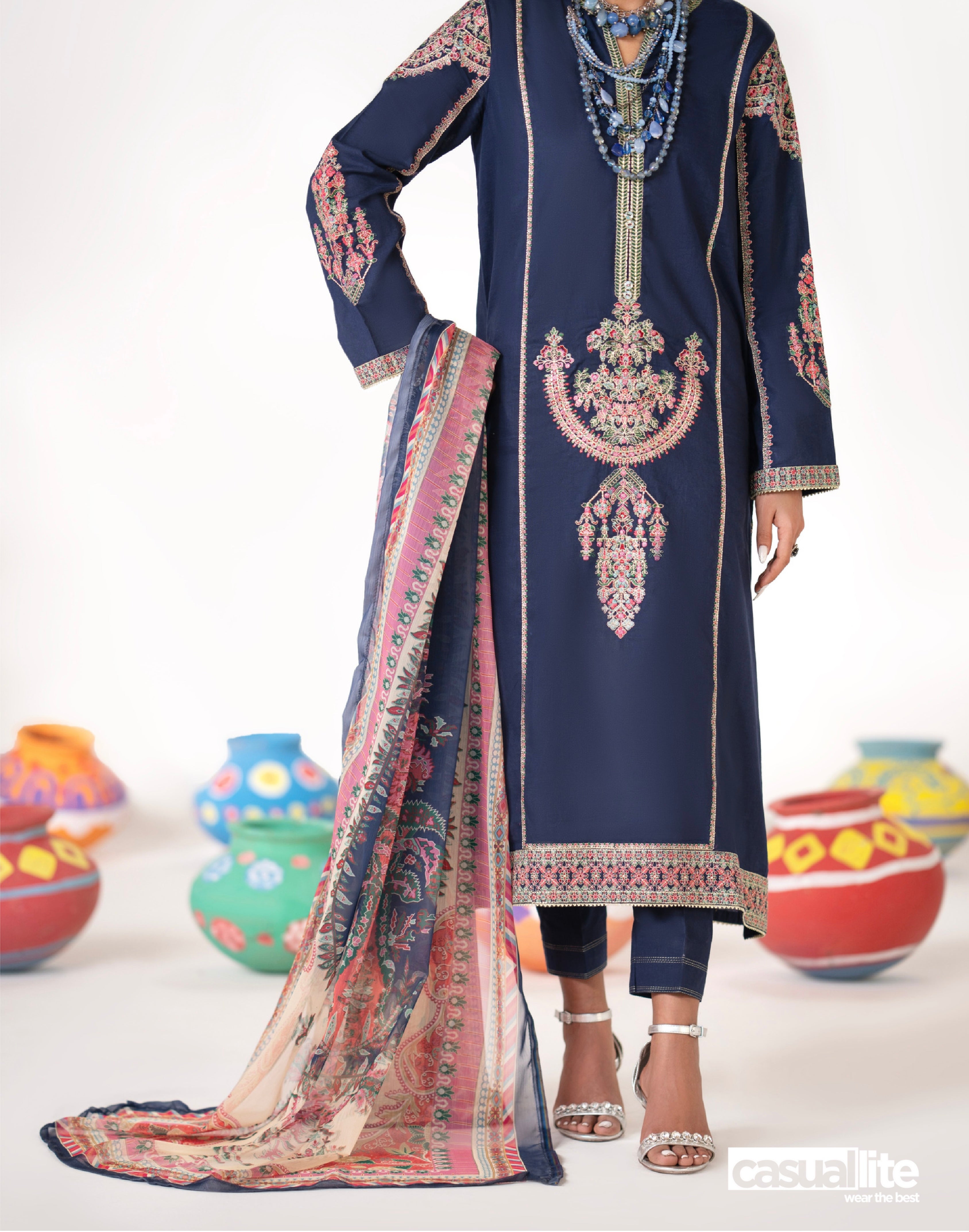 PAS-E-PARDA’ | LUXURY EMBROIDERED COTTON READYMADE | MIRHA SPECIAL 0192