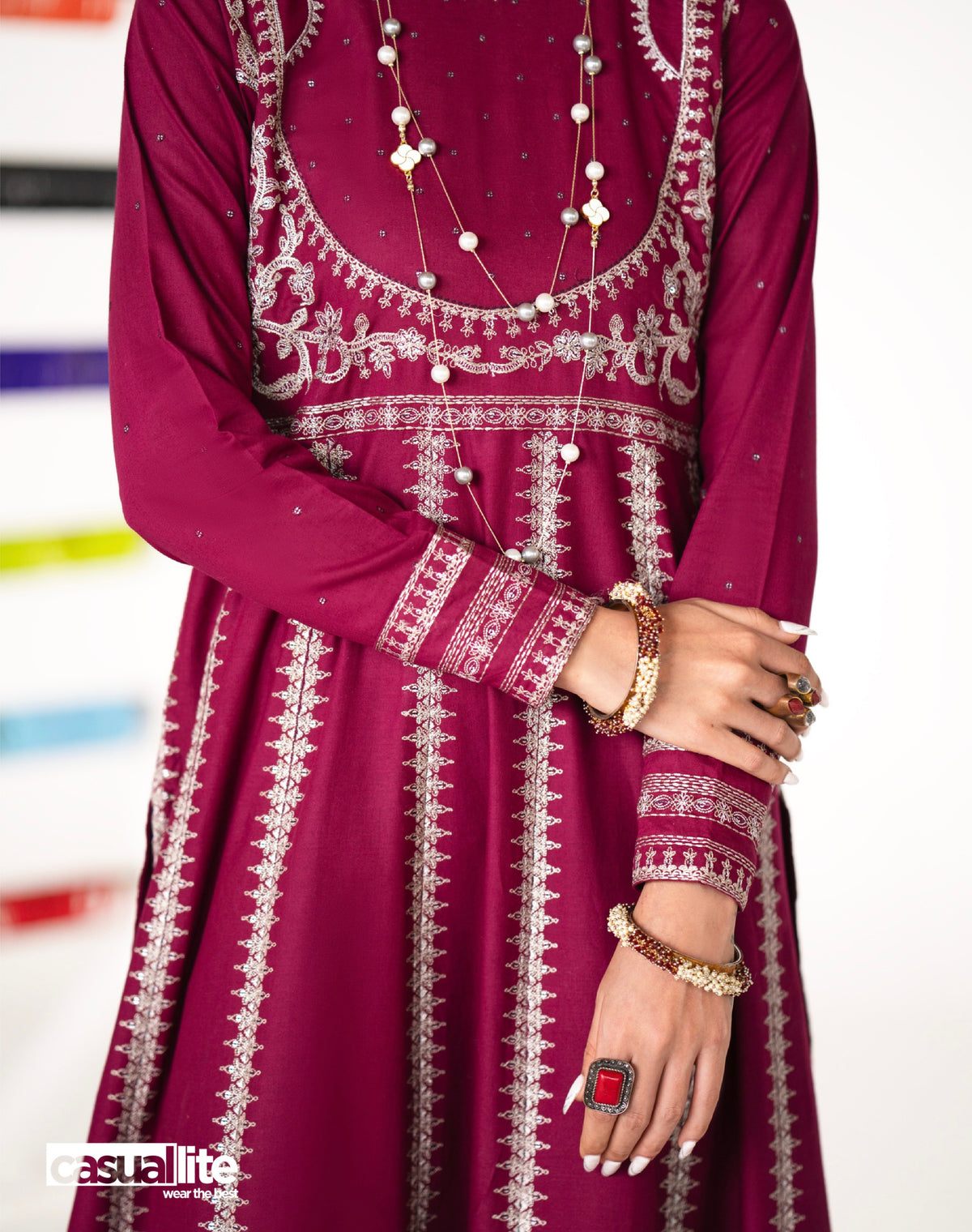 PAS-E-PARDA’ | LUXURY EMBROIDERED COTTON READYMADE | MIRHA SPECIAL 0197