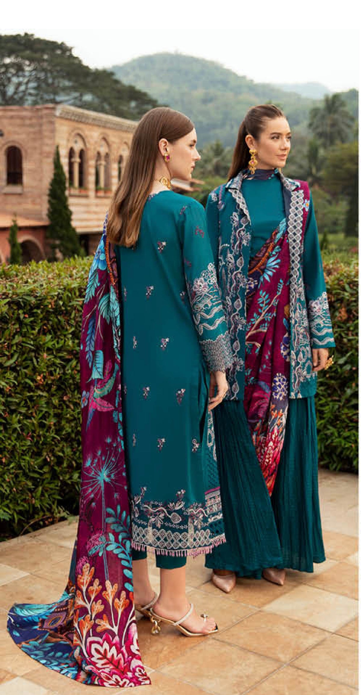 RAMSHA ‘ANDAAZ’ | EMBROIDERED LAWN READYMADE | N405