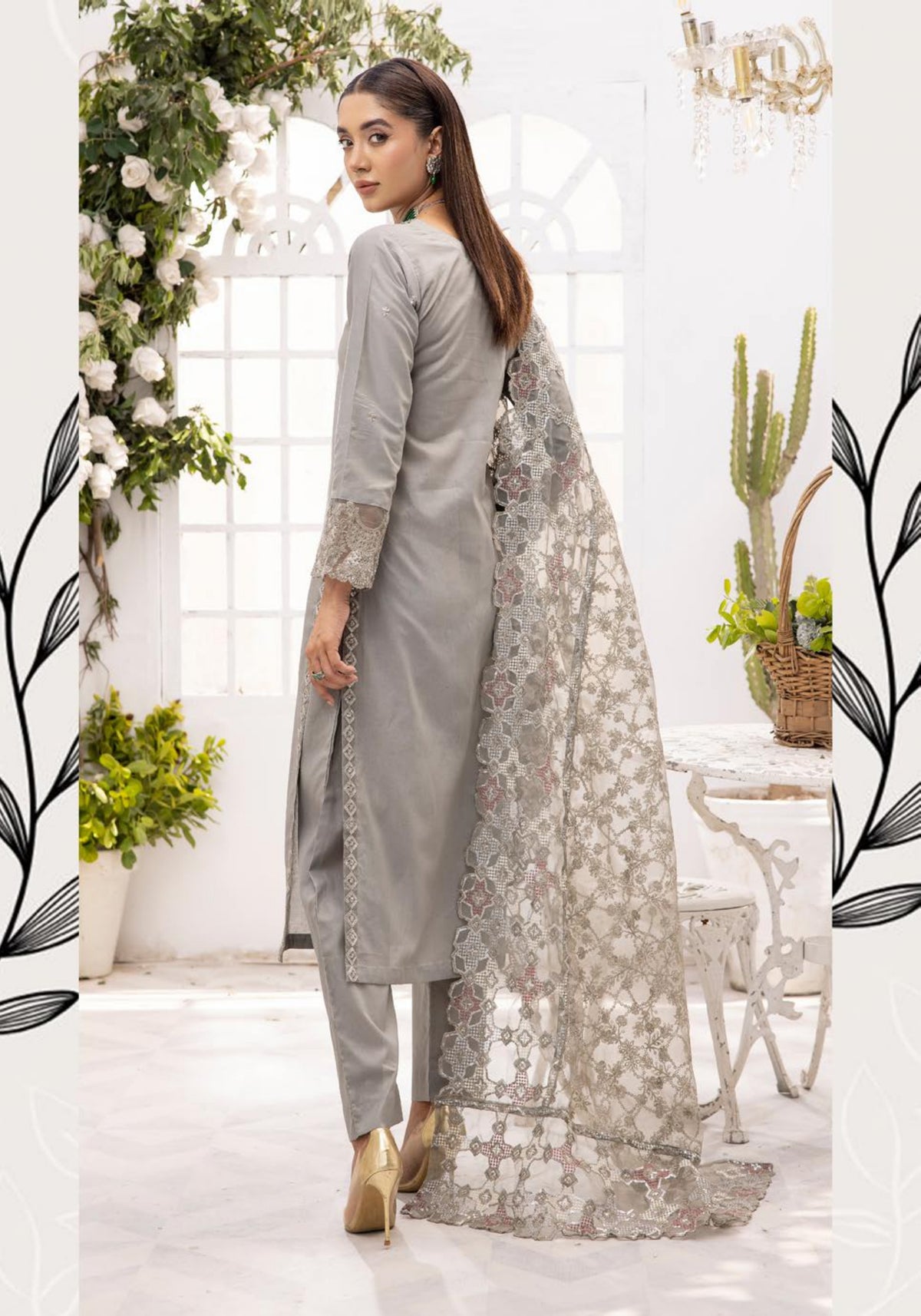 SAMAH SIMRANS COTTON EMBROIDERED 3PC READYMADE 022