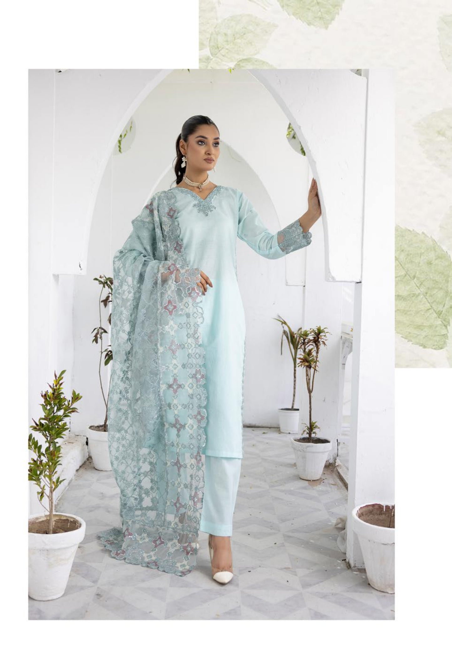 SAMAH SIMRANS COTTON EMBROIDERED 3PC READYMADE 023