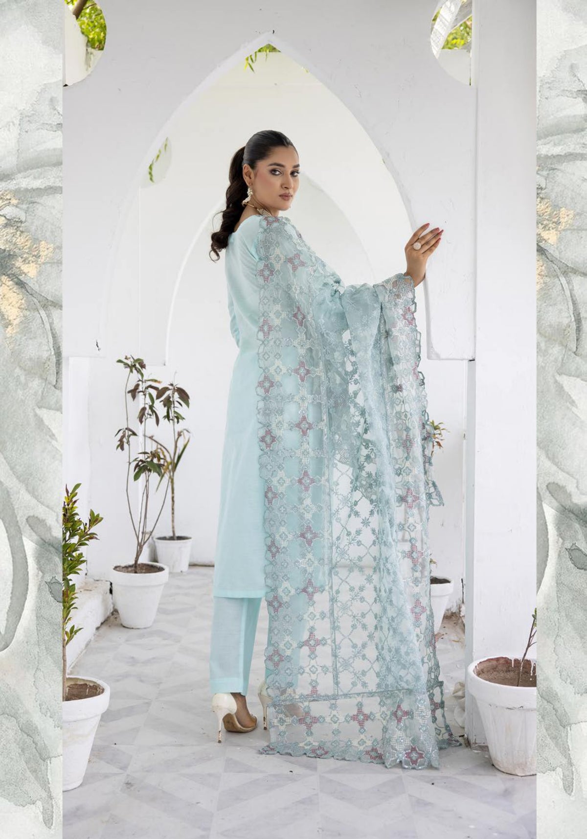 SAMAH SIMRANS COTTON EMBROIDERED 3PC READYMADE 023