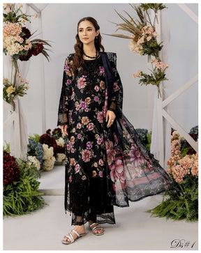 SIMRANS Sehar Eid Viscose 3PC readymade Suit With Palazzo Trousers SHZ07