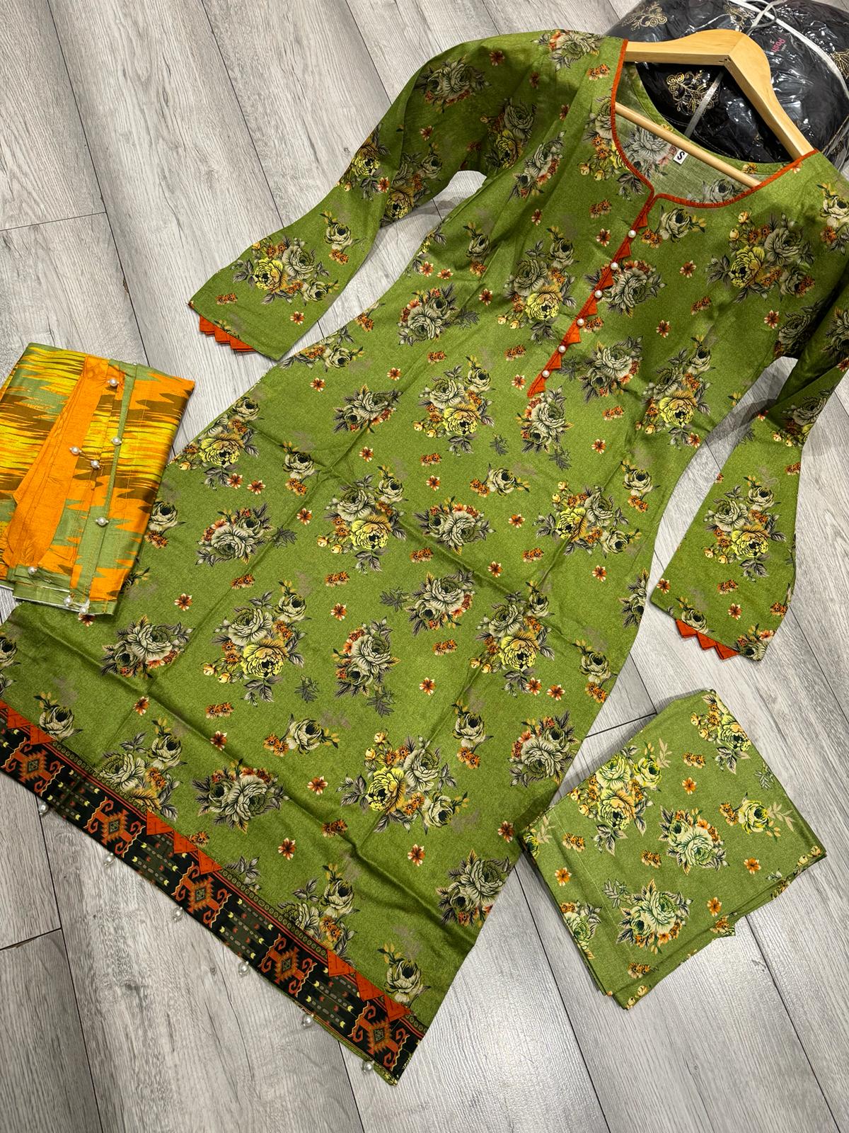 NISHAT 3PC DIGITAL PRINTED LAWN READYMADE | NDPL041