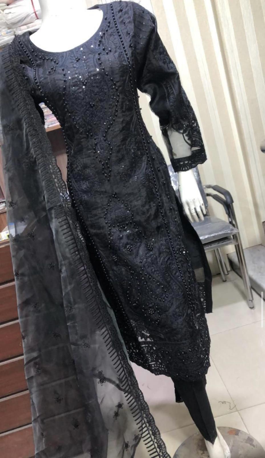 SHAZAIB | EMBROIDERED CHIFFON READYMADE | SZ179