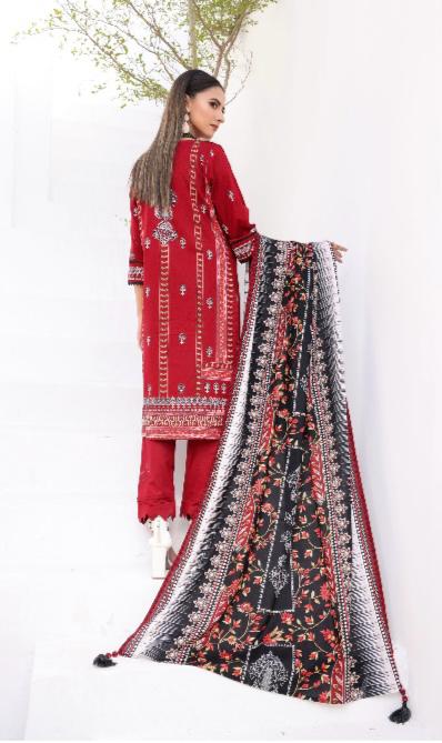 I LUV SIMRANS 3PC EMBROIDERED LAWN 3PC READYMADE | 4322