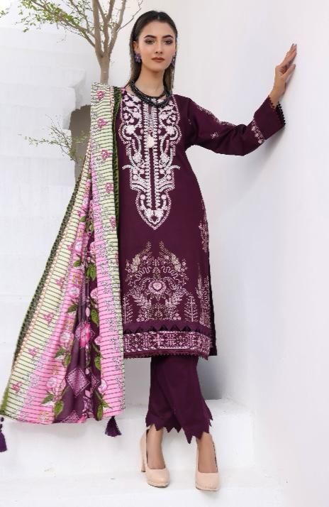 I LUV SIMRANS 3PC EMBROIDERED LAWN 3PC READYMADE | 4327