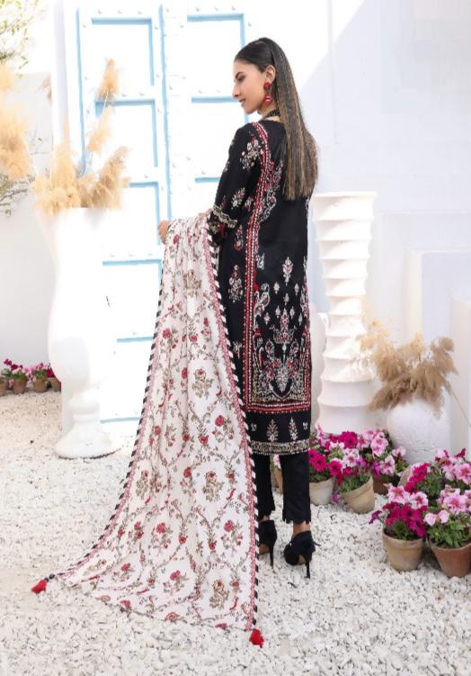 I LUV SIMRANS 3PC EMBROIDERED LAWN 3PC READYMADE | 4328
