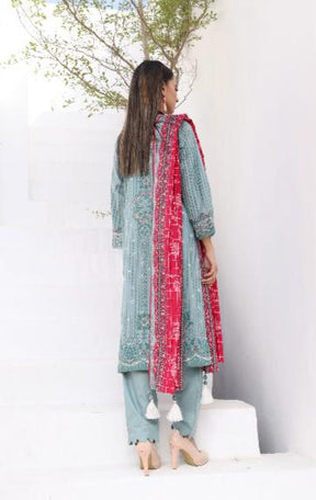 I LUV SIMRANS 3PC EMBROIDERED LAWN 3PC READYMADE | 4329
