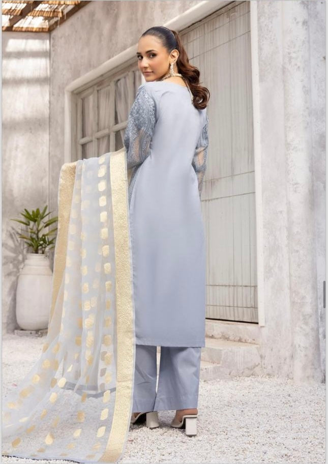 NOOR BY SIMRANS CHIKNKARI COLLECTION 3PC READYMADE - NCCC003