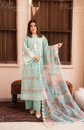 KARMA COLLECTION | EMBROIDERED COTTON READYMADE | KMA-1352