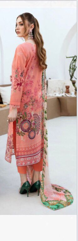 RAMSHA GHAZAL EMBROIDERED 3PC READYMADE G-202