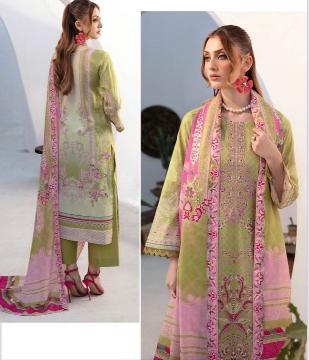 RAMSHA GHAZAL EMBROIDERED 3PC READYMADE G-203