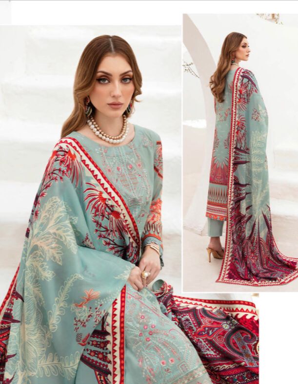 RAMSHA GHAZAL EMBROIDERED 3PC READYMADE G-204