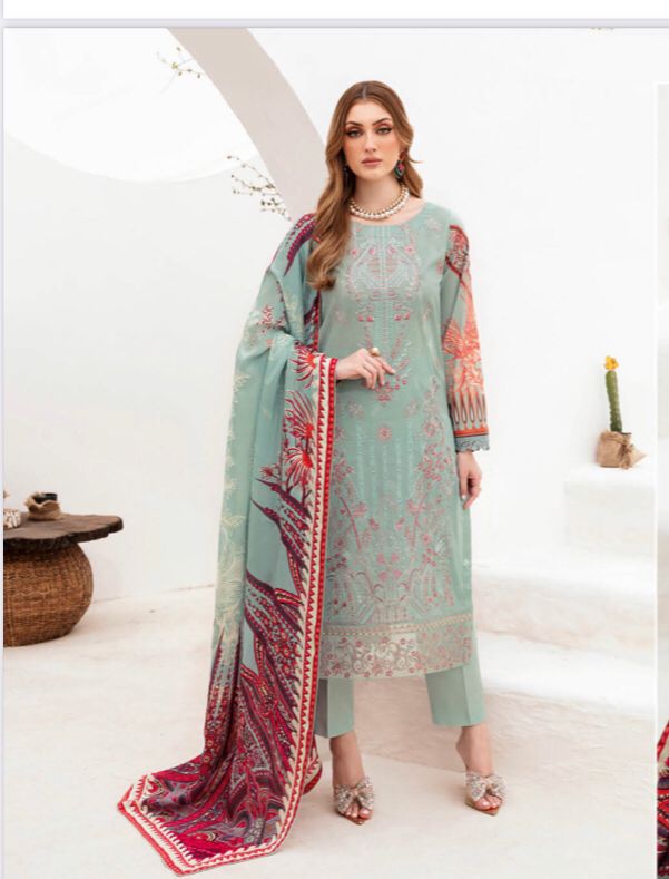 RAMSHA GHAZAL EMBROIDERED 3PC READYMADE G-204