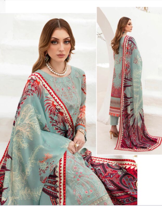 RAMSHA GHAZAL EMBROIDERED 3PC READYMADE G-204