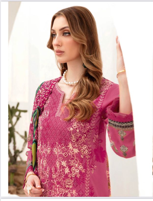 RAMSHA GHAZAL EMBROIDERED 3PC READYMADE G-205