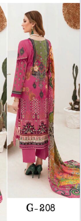 RAMSHA GHAZAL EMBROIDERED 3PC READYMADE G-205