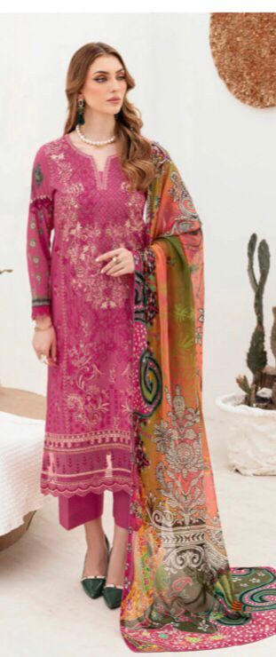 RAMSHA GHAZAL EMBROIDERED 3PC READYMADE G-205