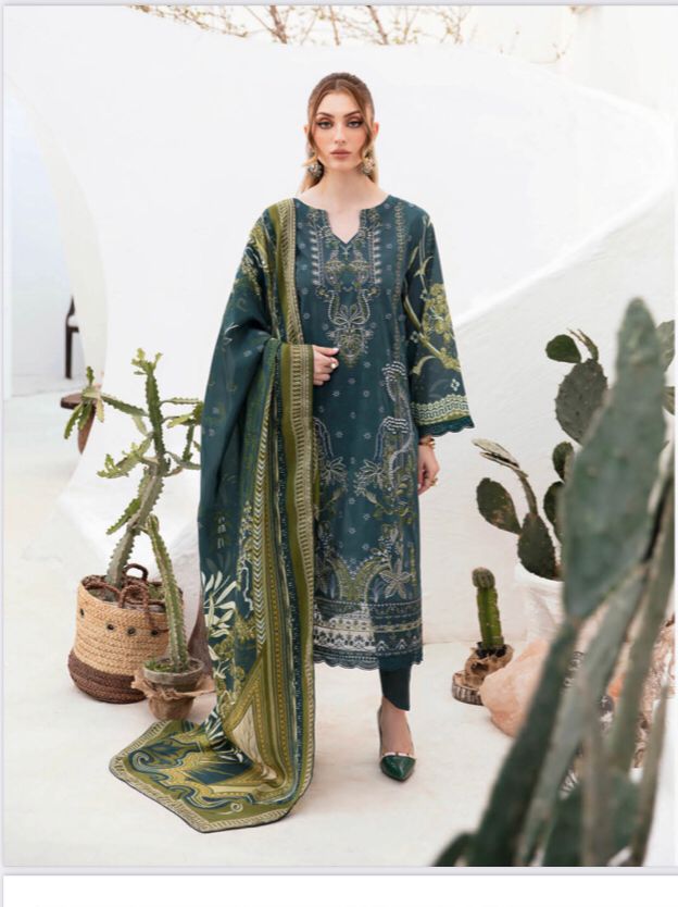 RAMSHA GHAZAL EMBROIDERED 3PC READYMADE G-207