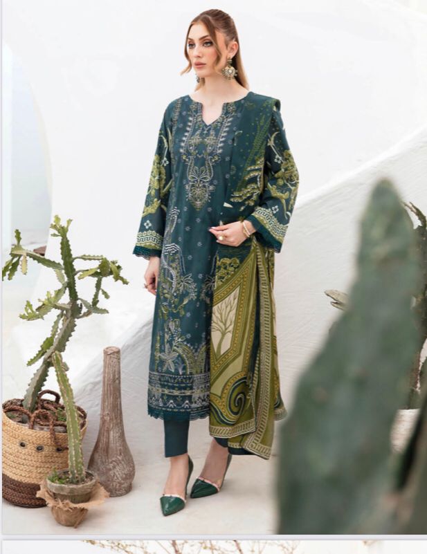 RAMSHA GHAZAL EMBROIDERED 3PC READYMADE G-207