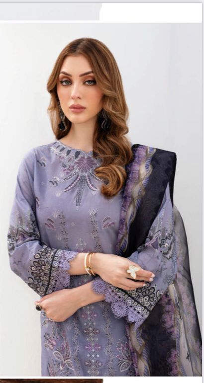 RAMSHA GHAZAL EMBROIDERED 3PC READYMADE G-209