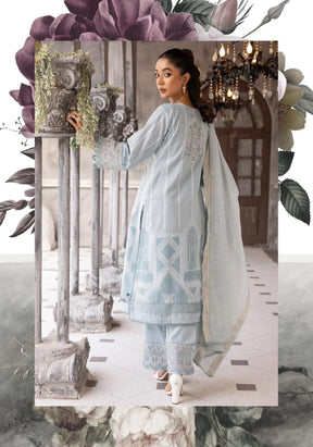 ZARA BY SIMRANS JACQUARD EMBROIDERED 3PC READYMADE -ZJL-217