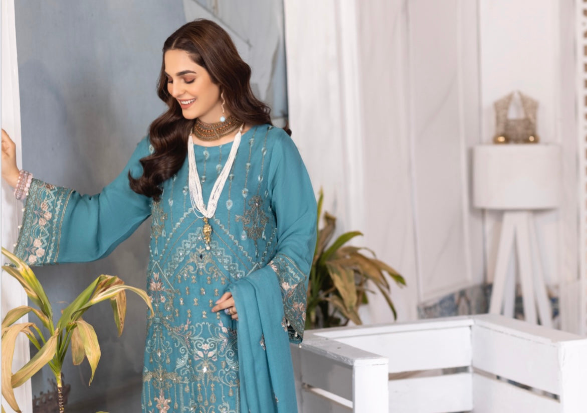 SIMRANS EXCLUSIVE | LUXURY CHIFFON MOTHER DAUGHTER/Kids READY TO WEAR | 024