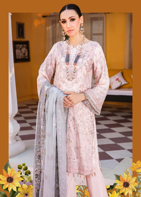 FAREEN by SIMRANS 3PC LUXURY CHIFFON MOTHER DAUGHTER/kids COLLECTION FSC-015
